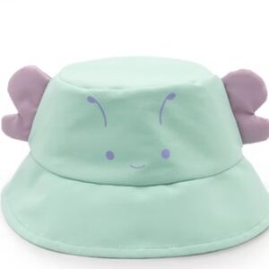 Butterfly Kids' Hats 3 + Years Summer Hat, Beach Hat, Mint purple Butterfly